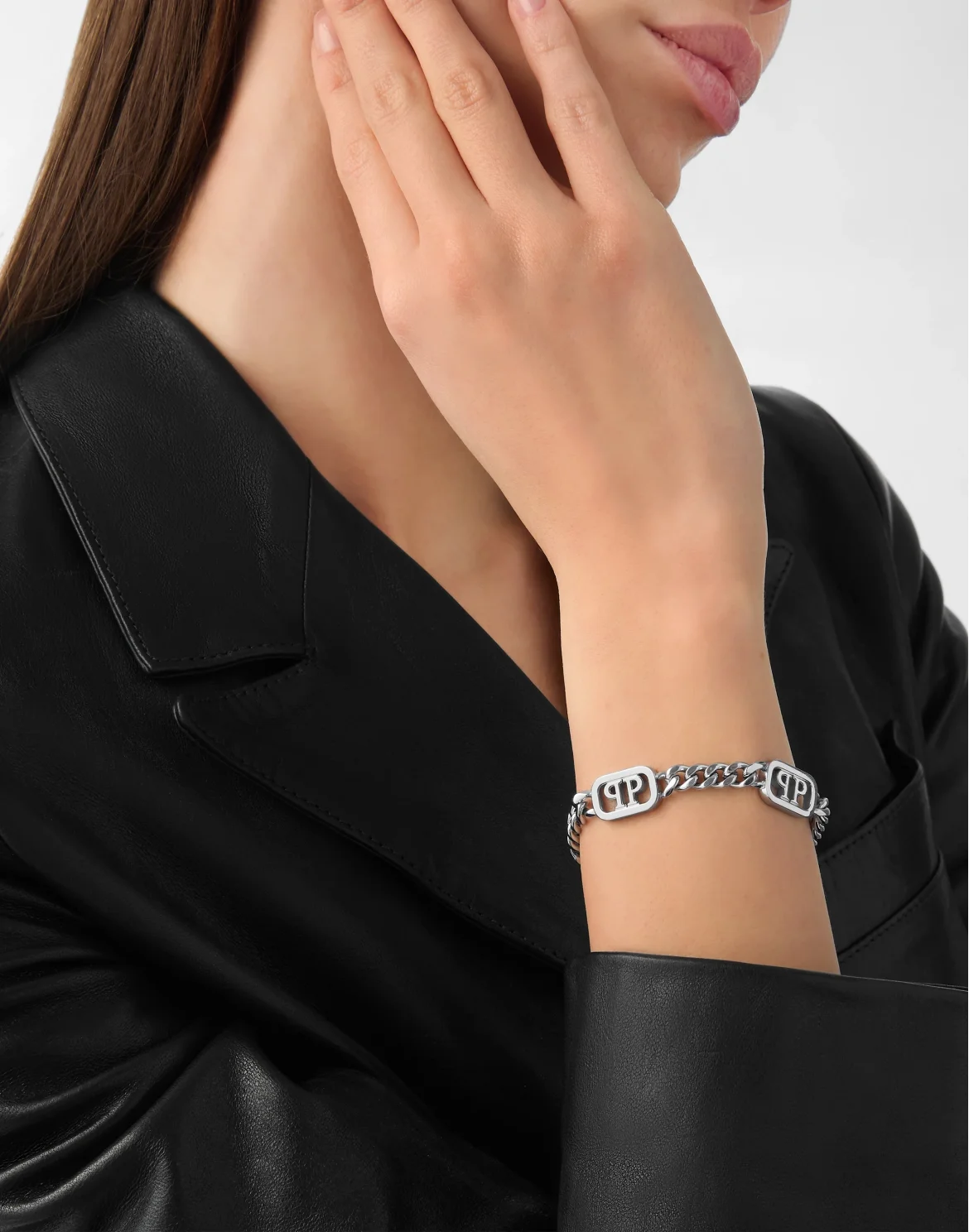 Bracelet PLEIN LETTERING, цвет: Серебристый