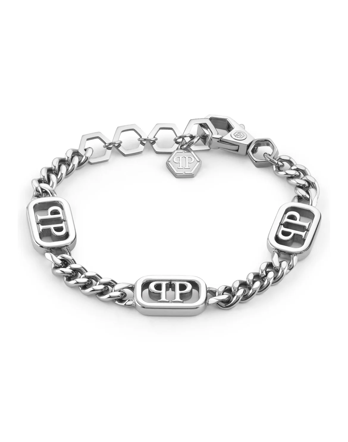 Bracelet PLEIN LETTERING, цвет: Серебристый