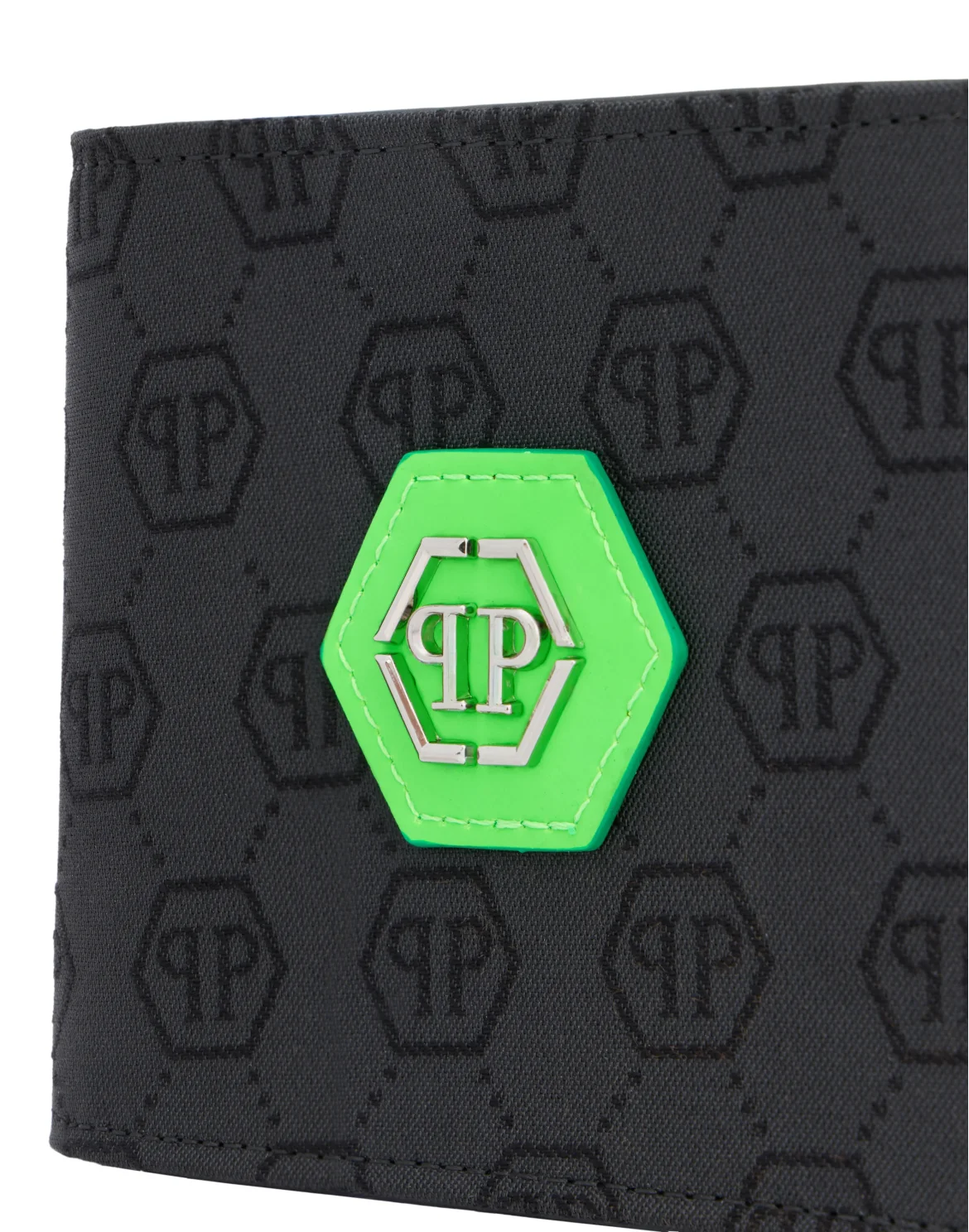 French Wallet Jacquard Monogram, цвет: Зеленый
