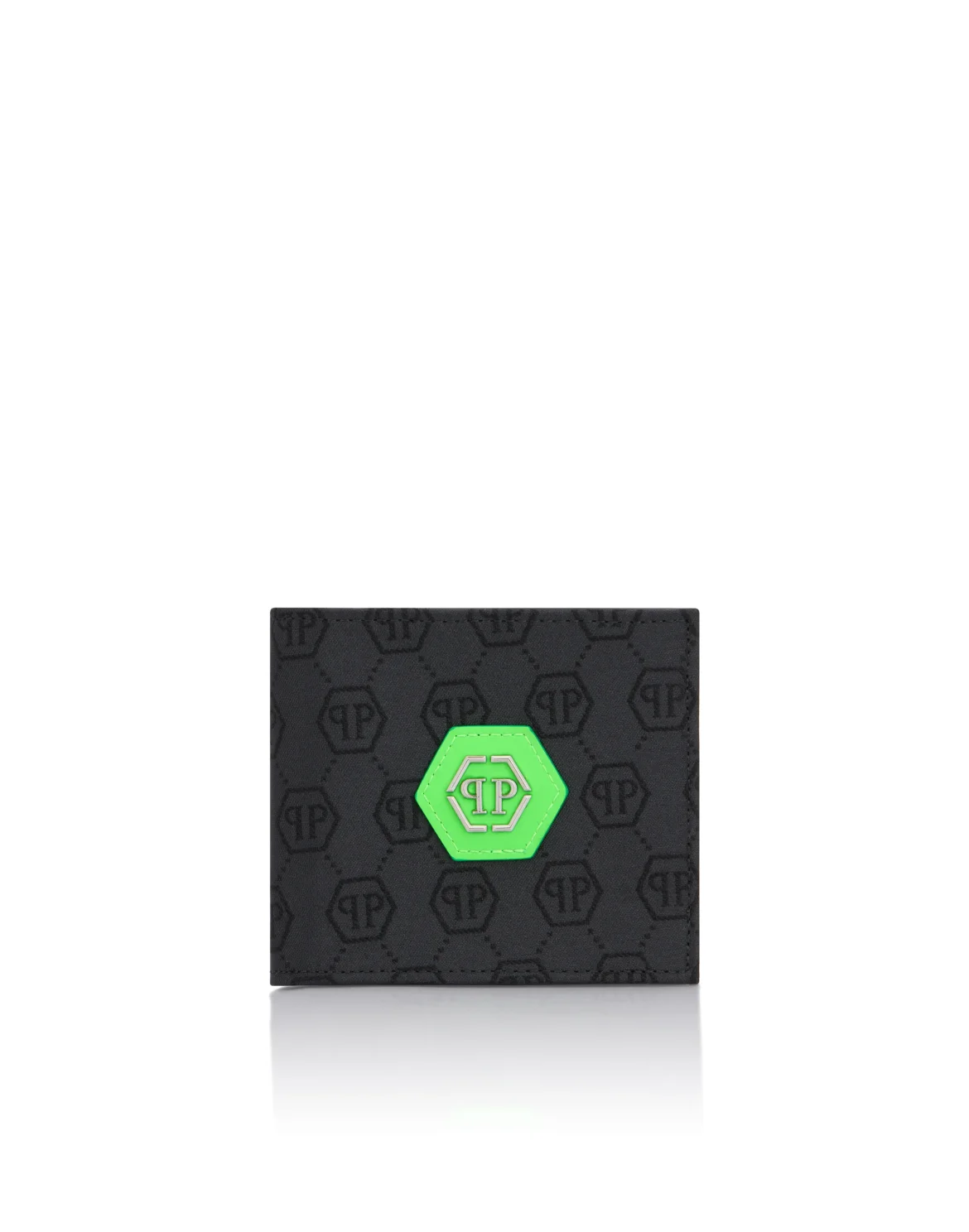 French Wallet Jacquard Monogram, цвет: Зеленый
