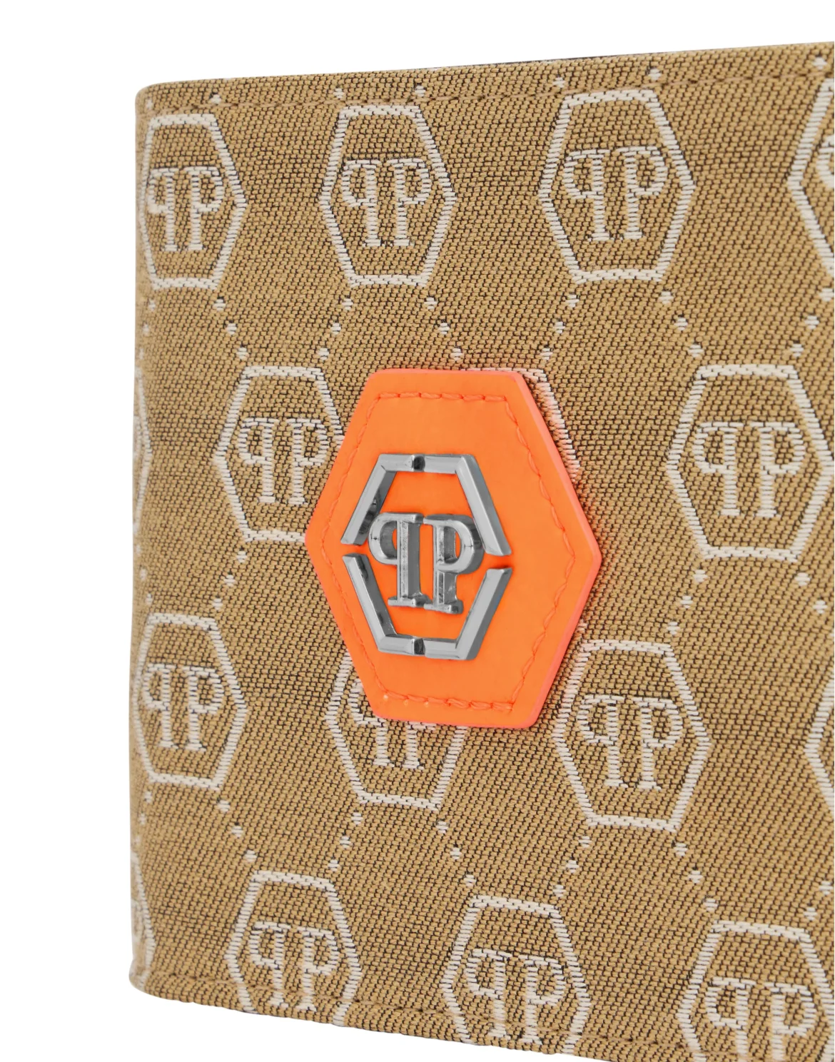 French Wallet Jacquard Monogram, цвет: Оранжевый