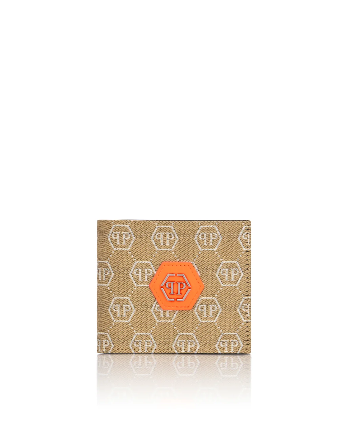 French Wallet Jacquard Monogram, цвет: Оранжевый