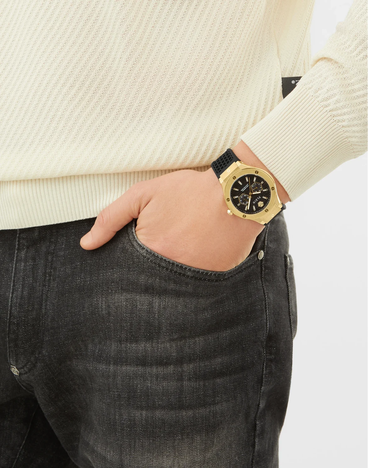 Watches PLEIN UNDERDOG MULTIFUNCTION, цвет: Черный