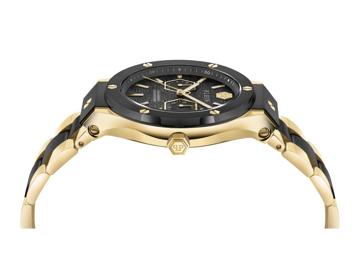 Watches PLEIN UNDERDOG MULTIFUNCTION, цвет: Золотой