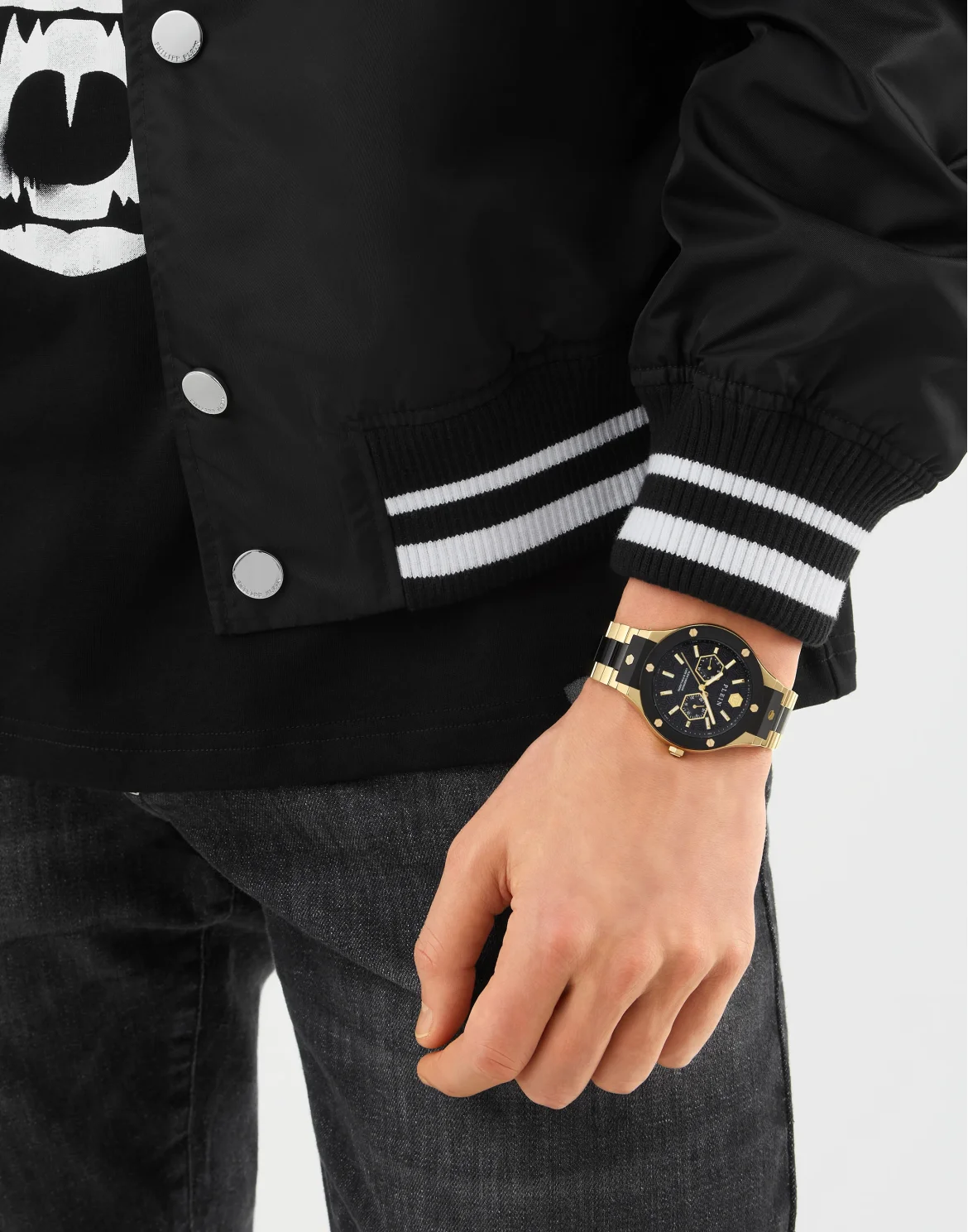 Watches PLEIN UNDERDOG MULTIFUNCTION, цвет: Золотой