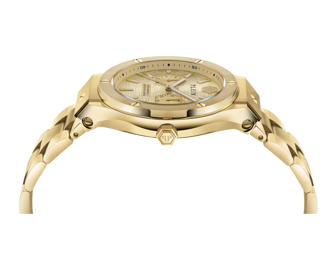 Watches PLEIN UNDERDOG MULTIFUNCTION, цвет: Золотой