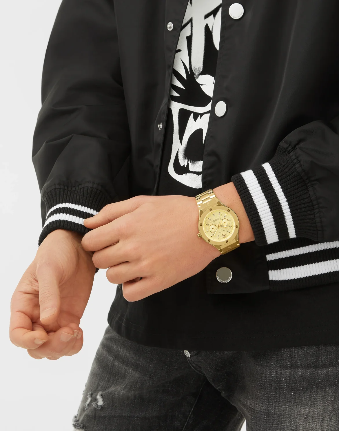 Watches PLEIN UNDERDOG MULTIFUNCTION, цвет: Золотой