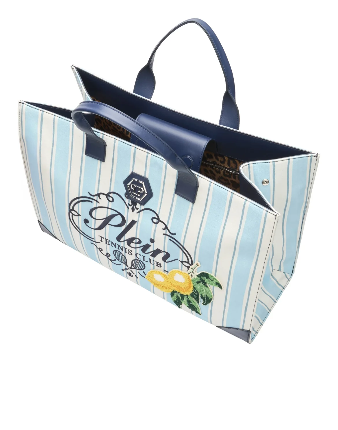 Canvas Shopper Bag Tennis Club, цвет: Голубой