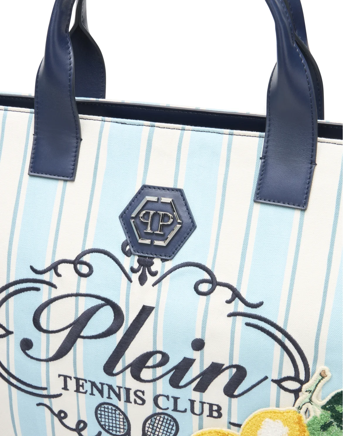 Canvas Shopper Bag Tennis Club, цвет: Голубой