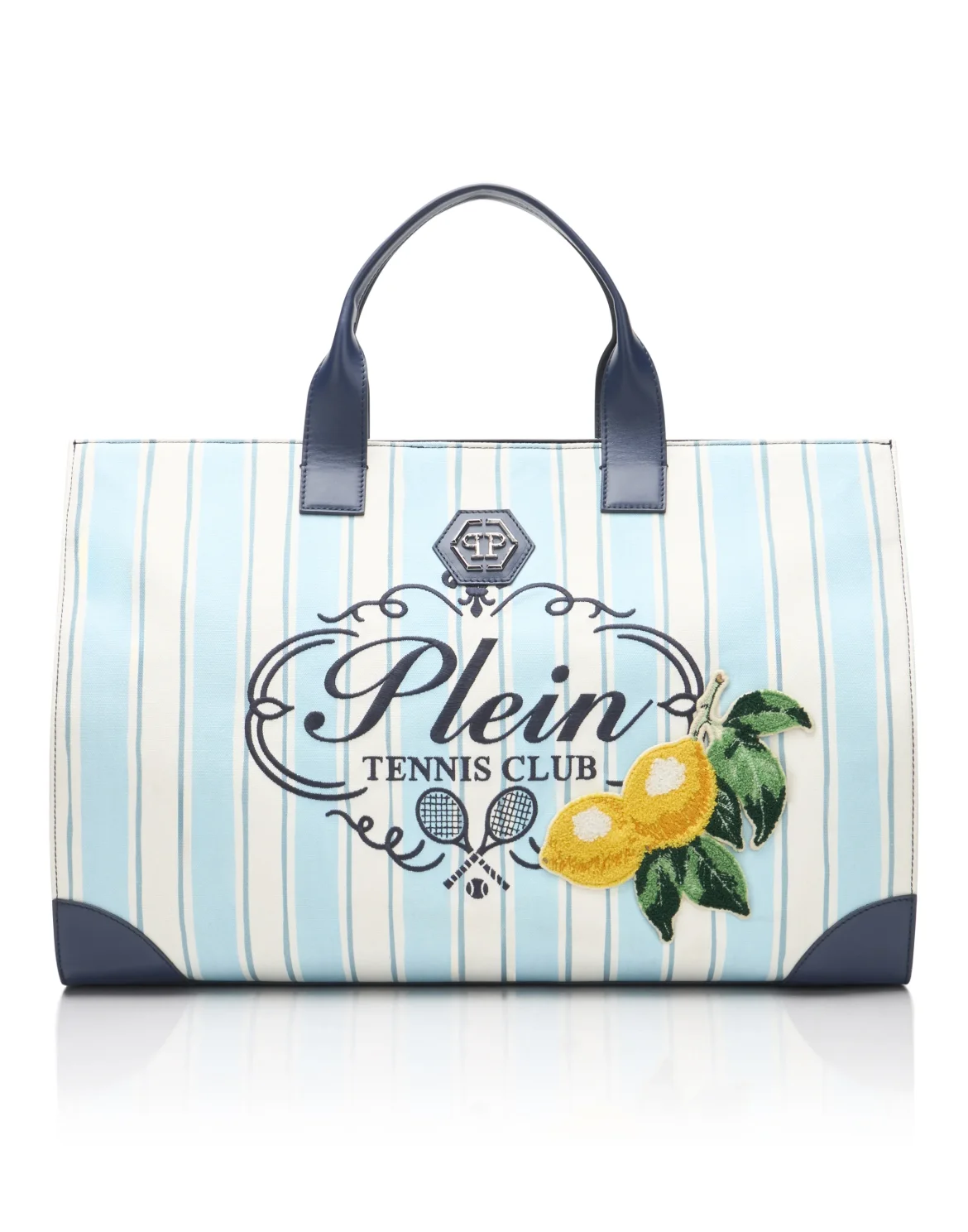 Canvas Shopper Bag Tennis Club, цвет: Голубой