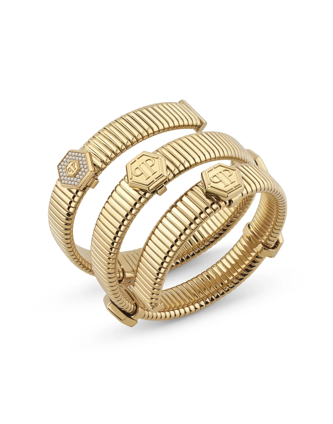 Bracelet $NAKE HEXAGON, цвет: Золотой