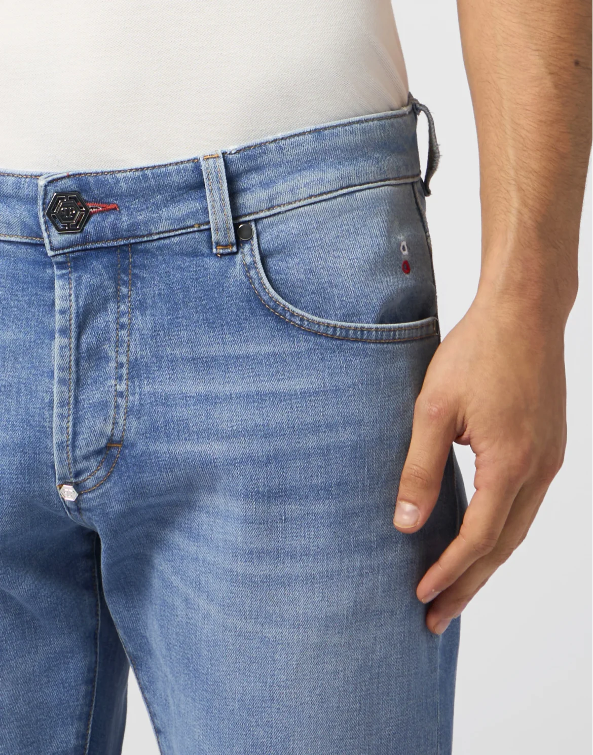 Super Straight Cut Jeans Basic Cocco Label, цвет: Голубой