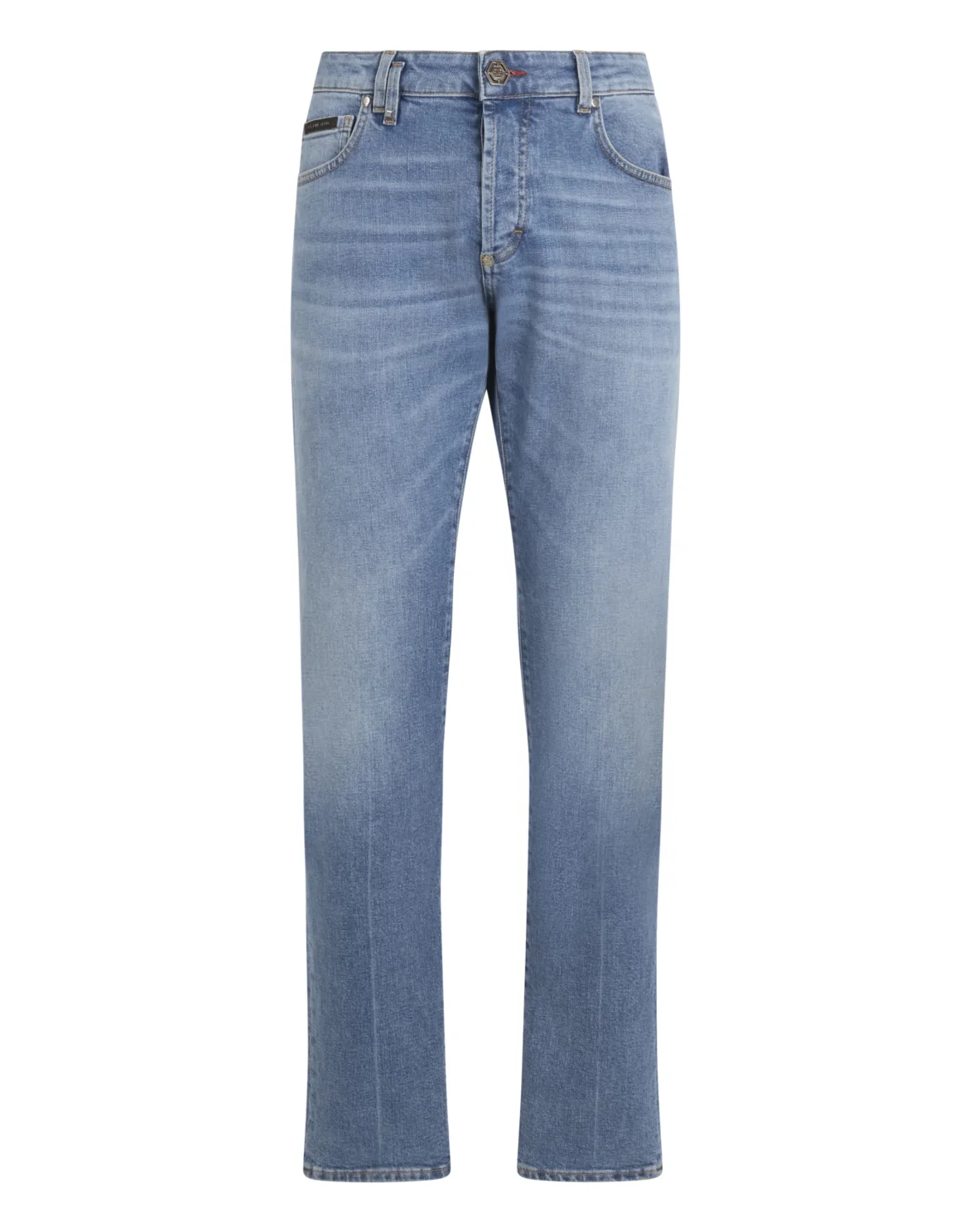 Super Straight Cut Jeans Basic Cocco Label, цвет: Голубой