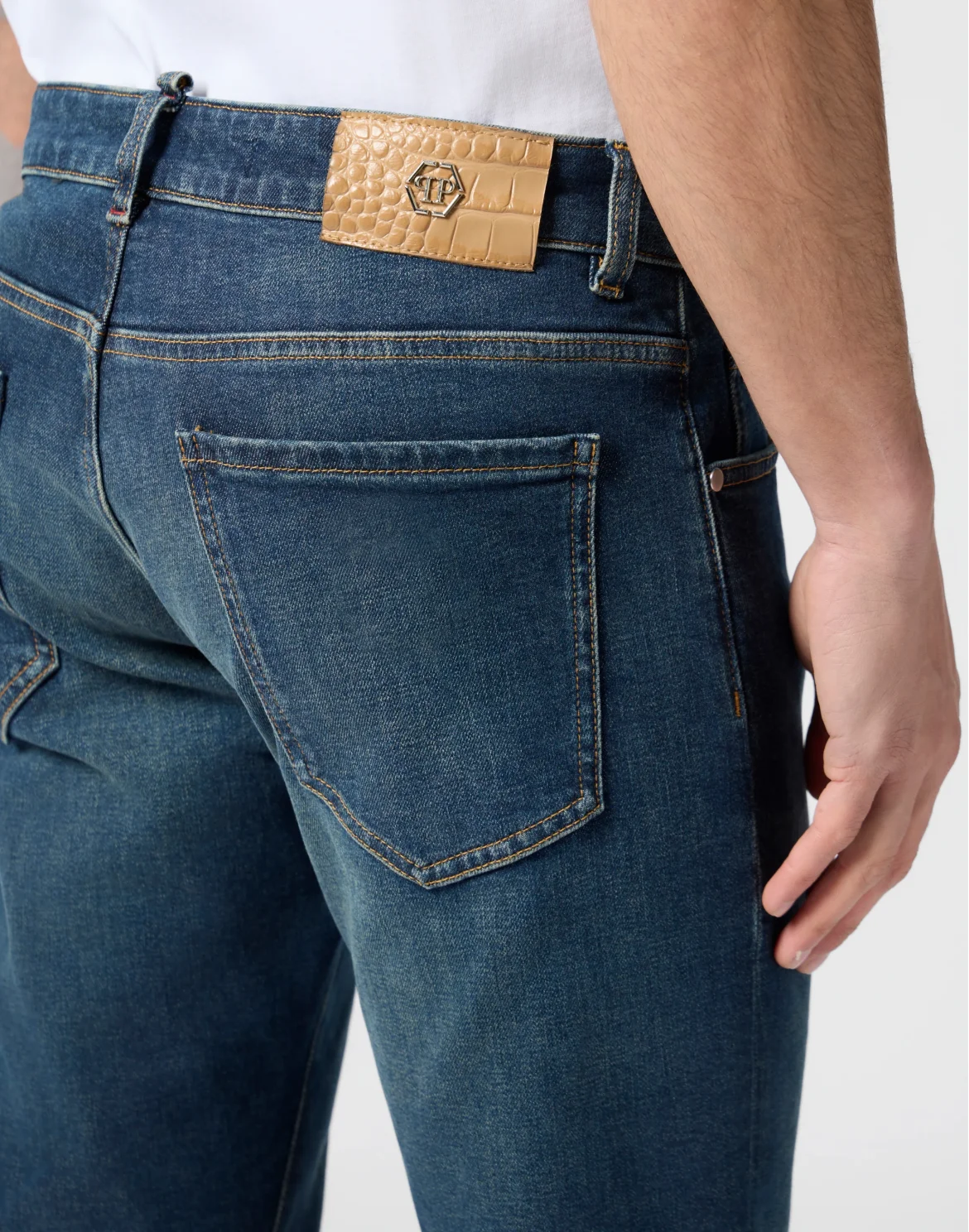Super Straight Cut Jeans Basic Cocco Label, цвет: Синий