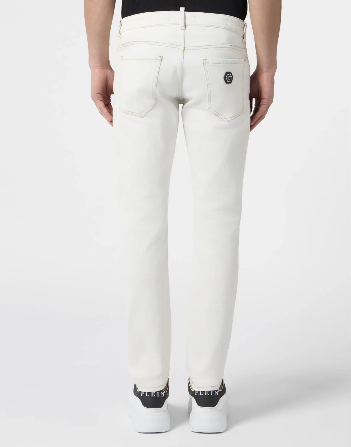 Super Straight Cut Jeans Basic, цвет: Белый