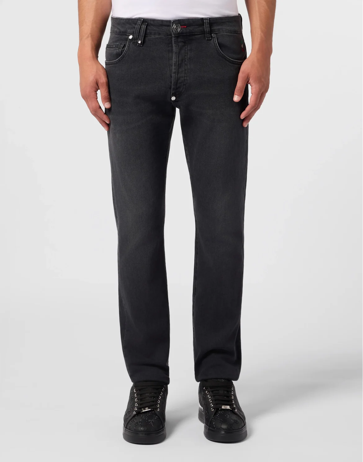 Super Straight Cut Jeans Basic, цвет: Серый