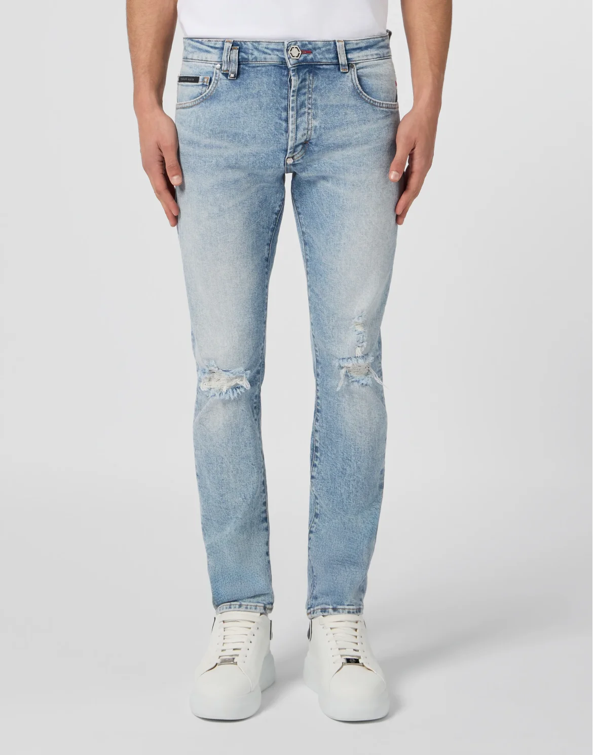 Super Straight Cut Jeans Basic, цвет: Голубой