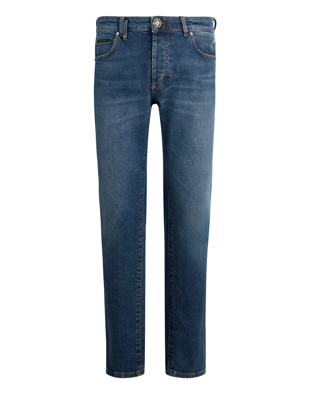 Super Straight Cut Jeans Basic, цвет: Синий