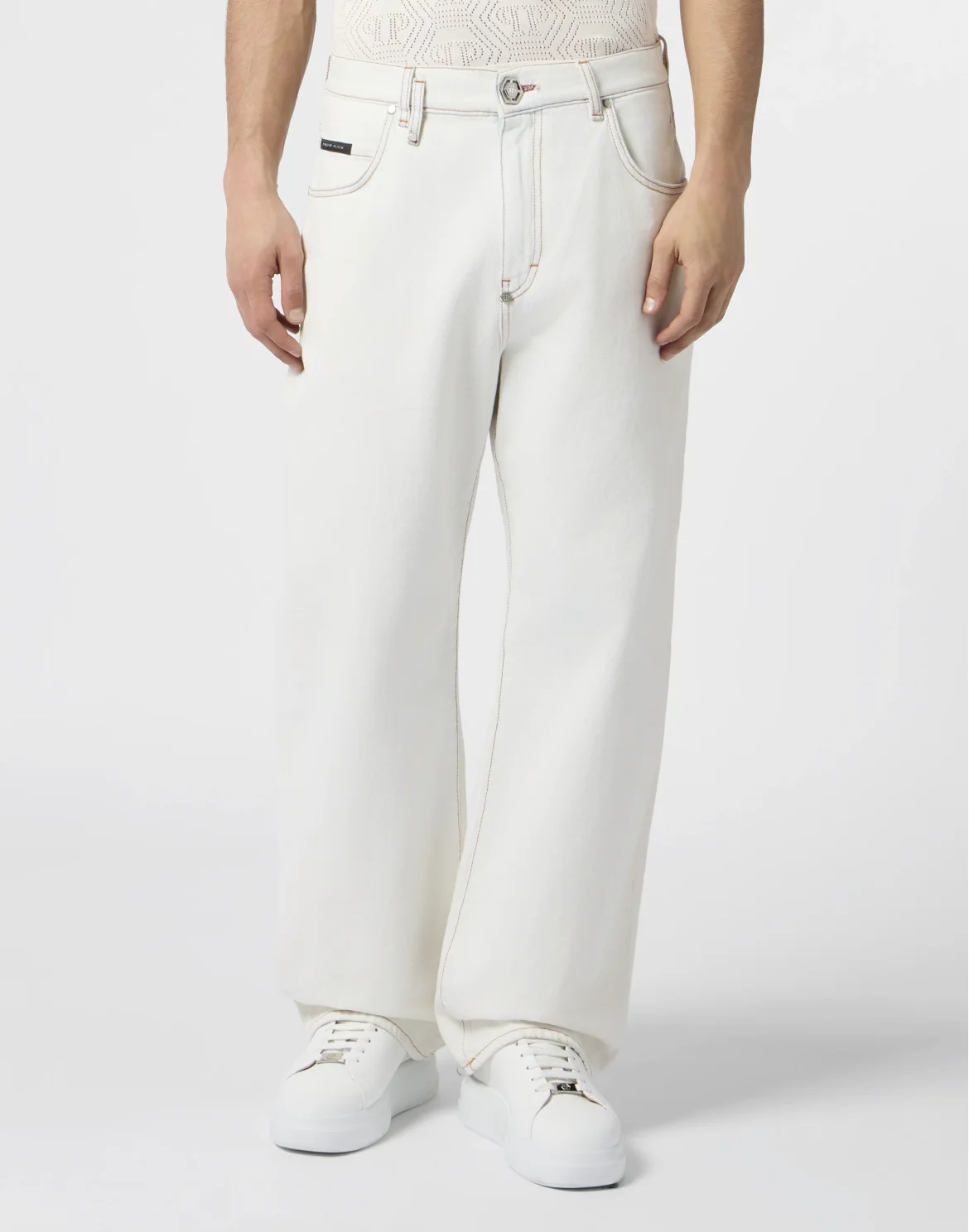 Beach Boy Fit Jeans Basic, цвет: Белый