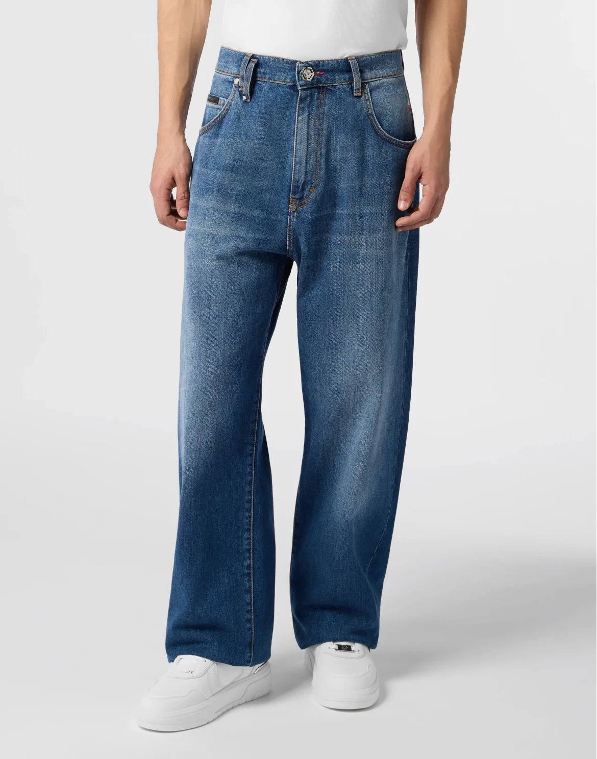 Beach Boy Fit Jeans Basic, цвет: Синий