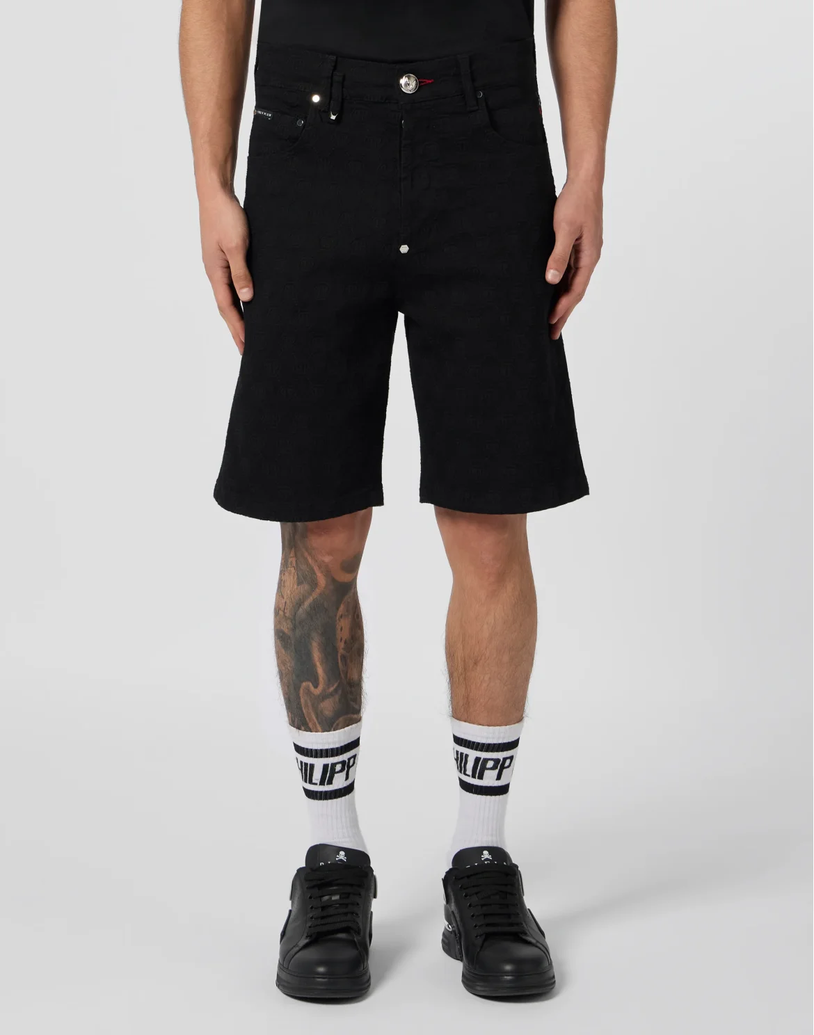 Formentera Fit Shorts Embroidery Monogram, цвет: Черный