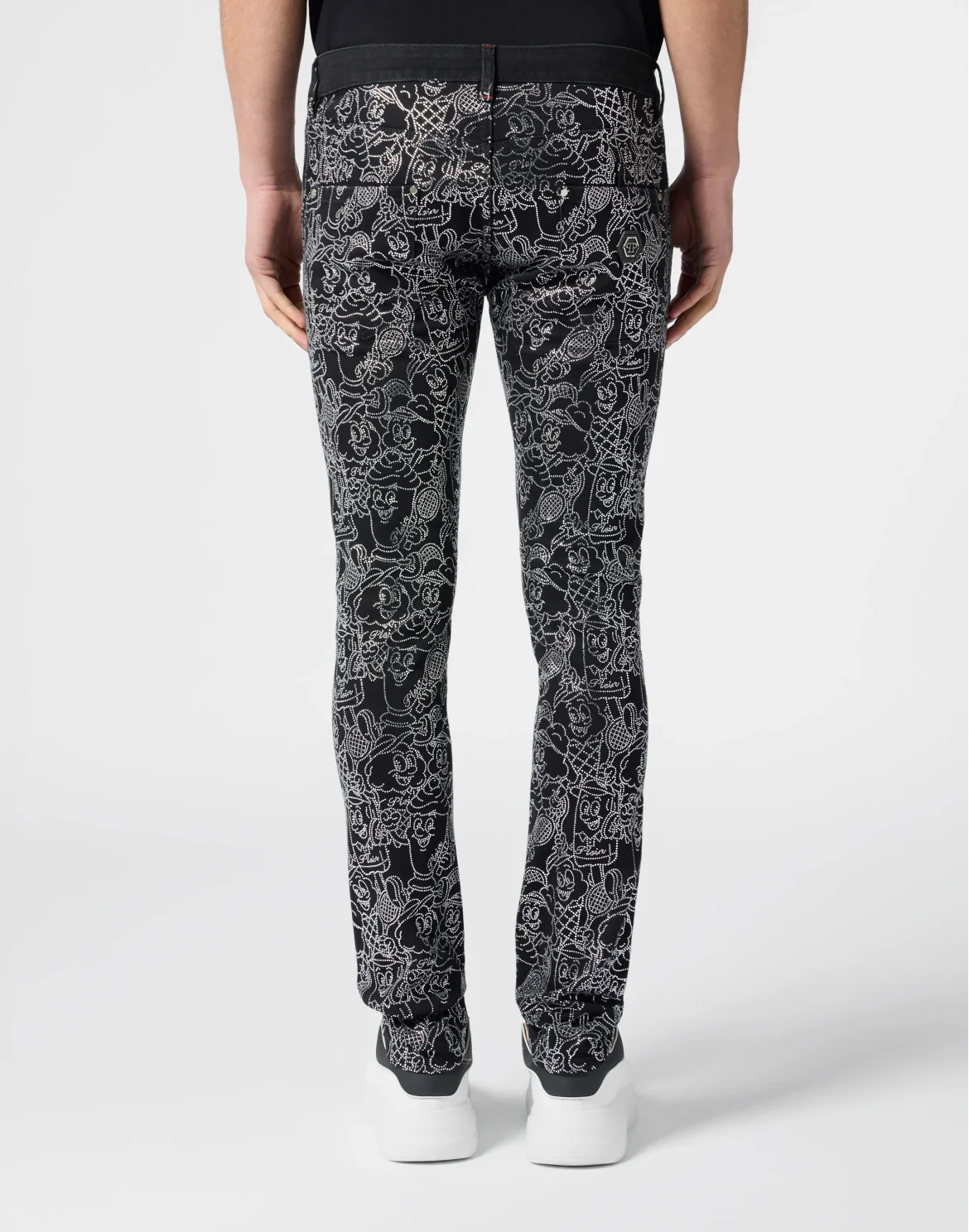 Rockstar Fit Jeans Ice Cream Strass, цвет: Черный