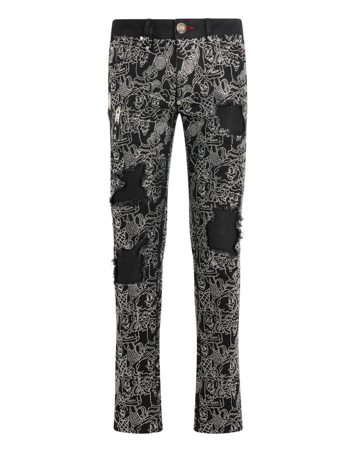 Rockstar Fit Jeans Ice Cream Strass, цвет: Черный