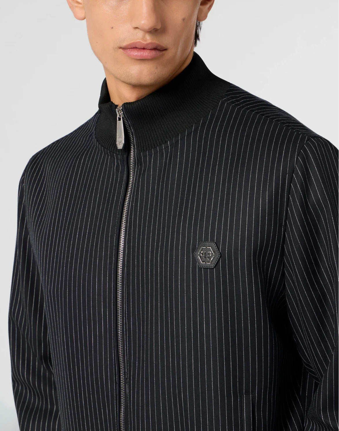 Classic Tracksuit Jacket Stripes Stripes, цвет: Черный