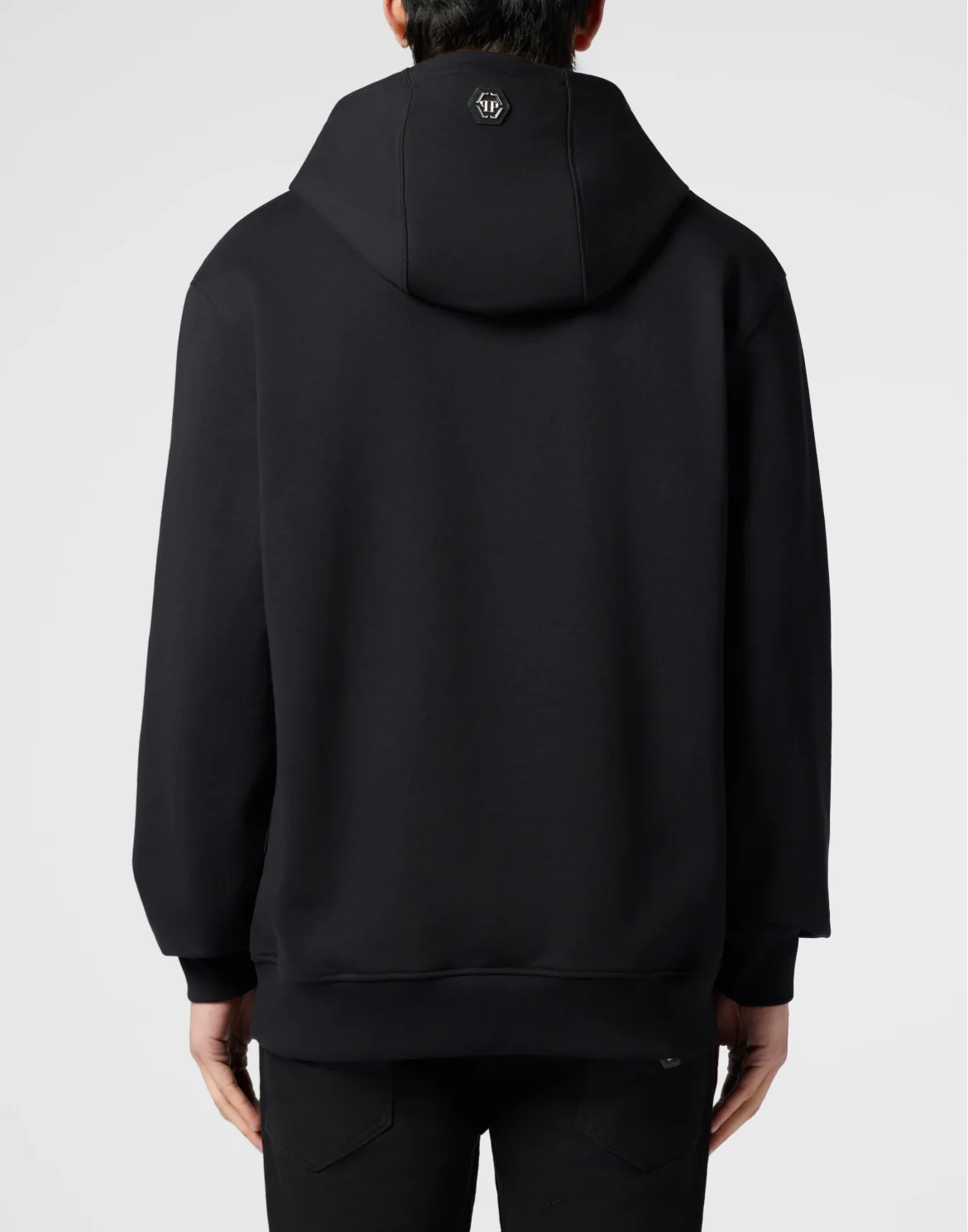 Hoodie Glitter Skull, цвет: Черный