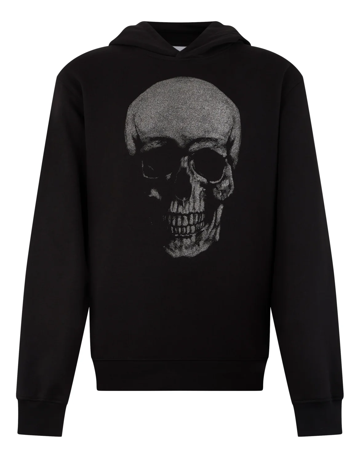Hoodie Glitter Skull, цвет: Черный