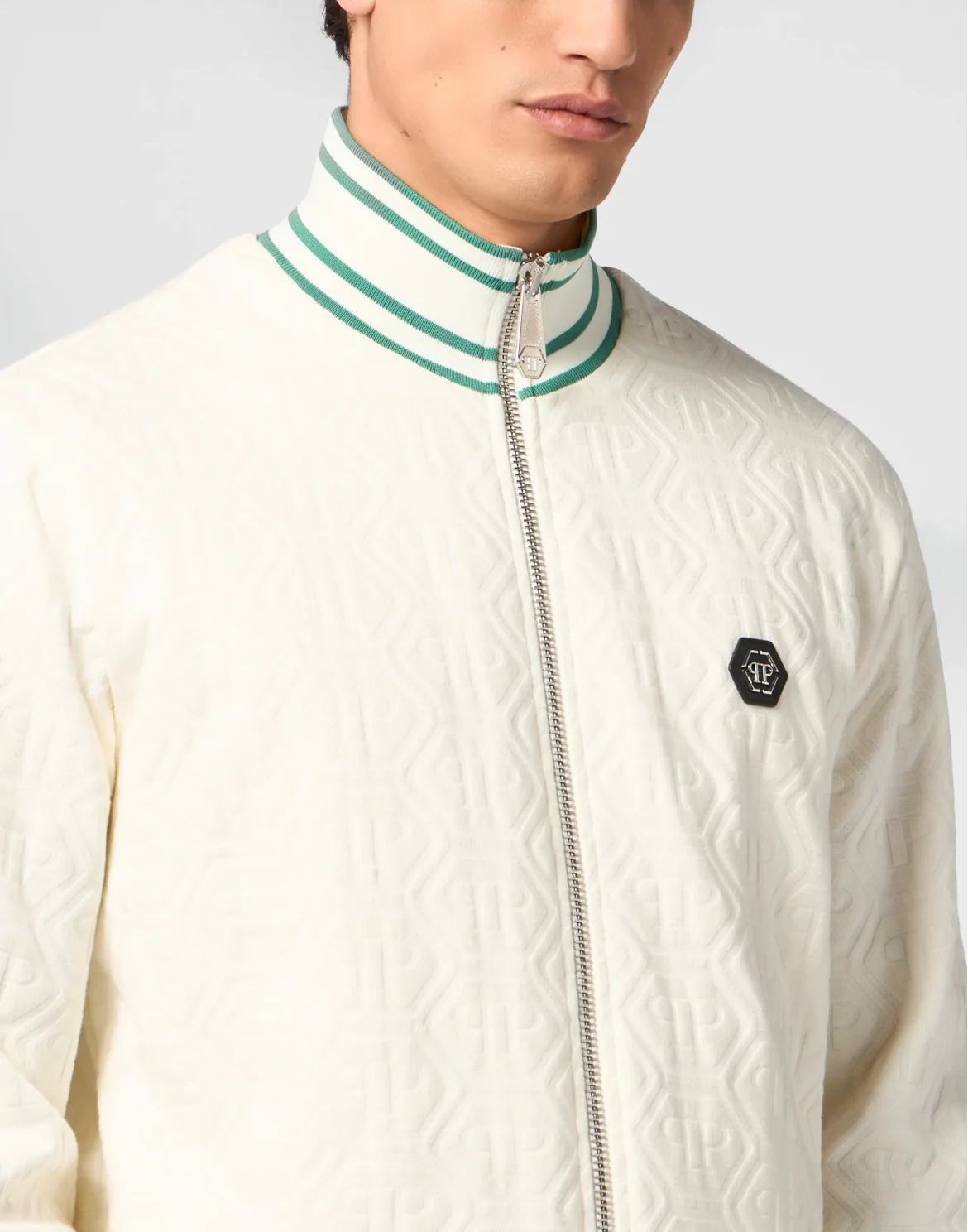 Tracksuit Jacket Jacquard Monogram, цвет: Бежевый