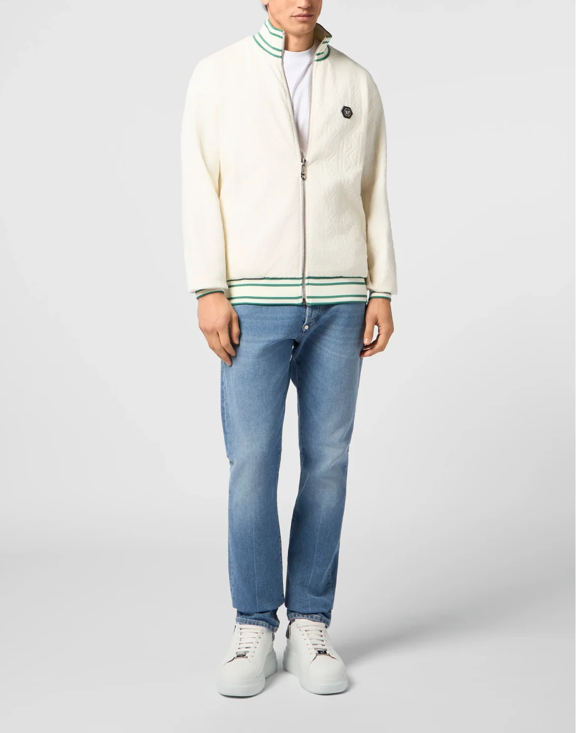 Tracksuit Jacket Jacquard Monogram, цвет: Бежевый