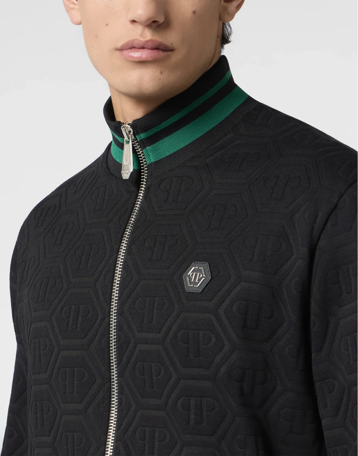 Tracksuit Jacket Jacquard Monogram, цвет: Черный