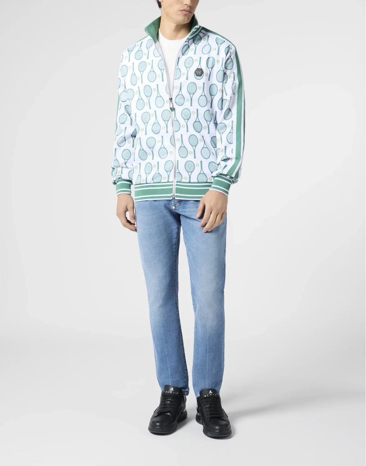 Tracksuit Jacket All-Over Tennis, цвет: Белый