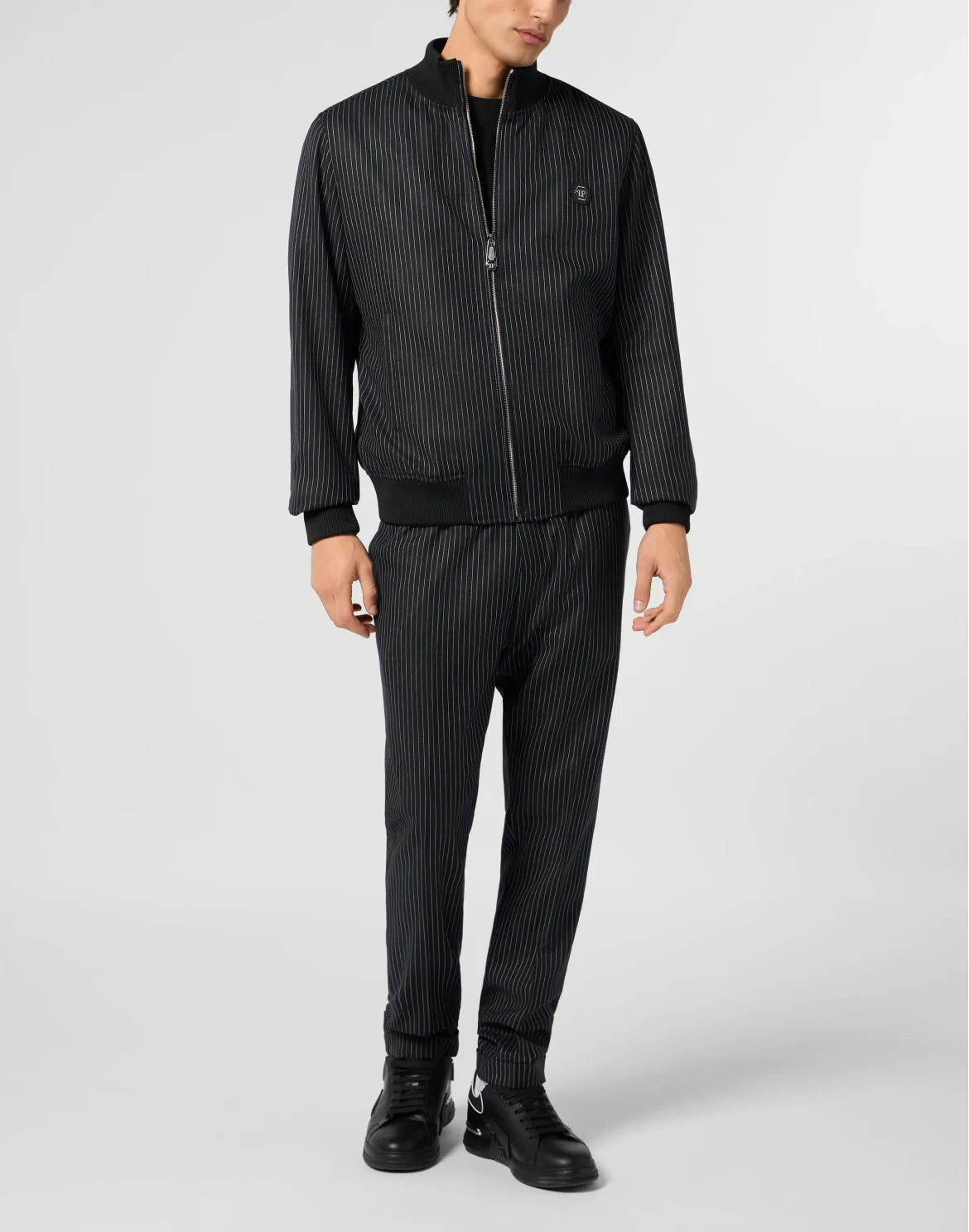 Classic Tracksuit Pants Stripes Stripes, цвет: Черный