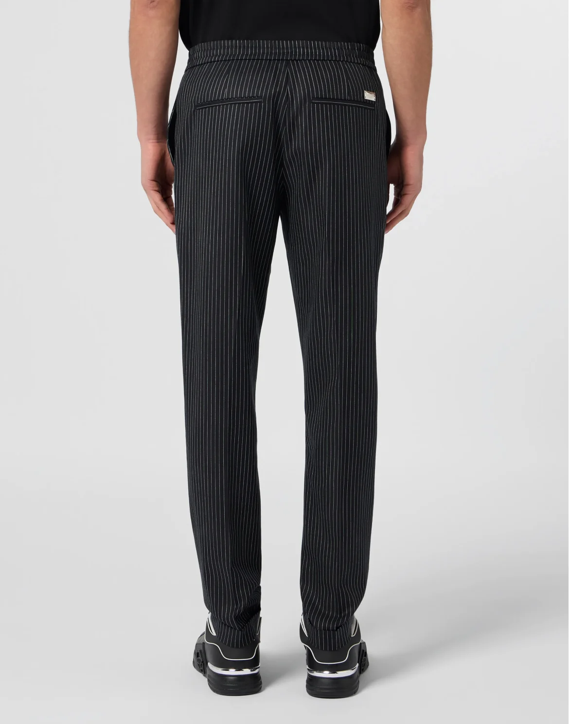 Classic Tracksuit Pants Stripes Stripes, цвет: Черный