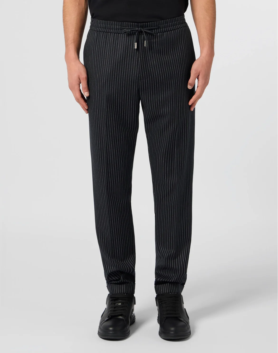 Classic Tracksuit Pants Stripes Stripes, цвет: Черный