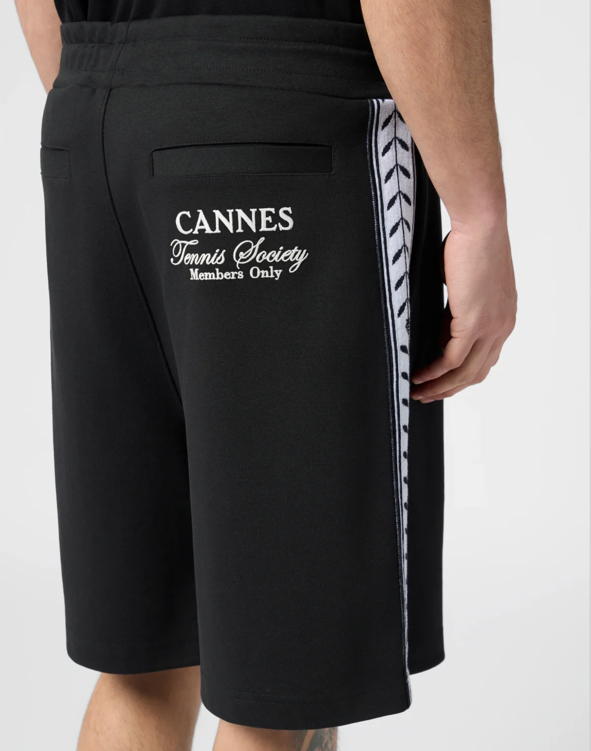 Drawstring Shorts Plein Tennis, цвет: Черный