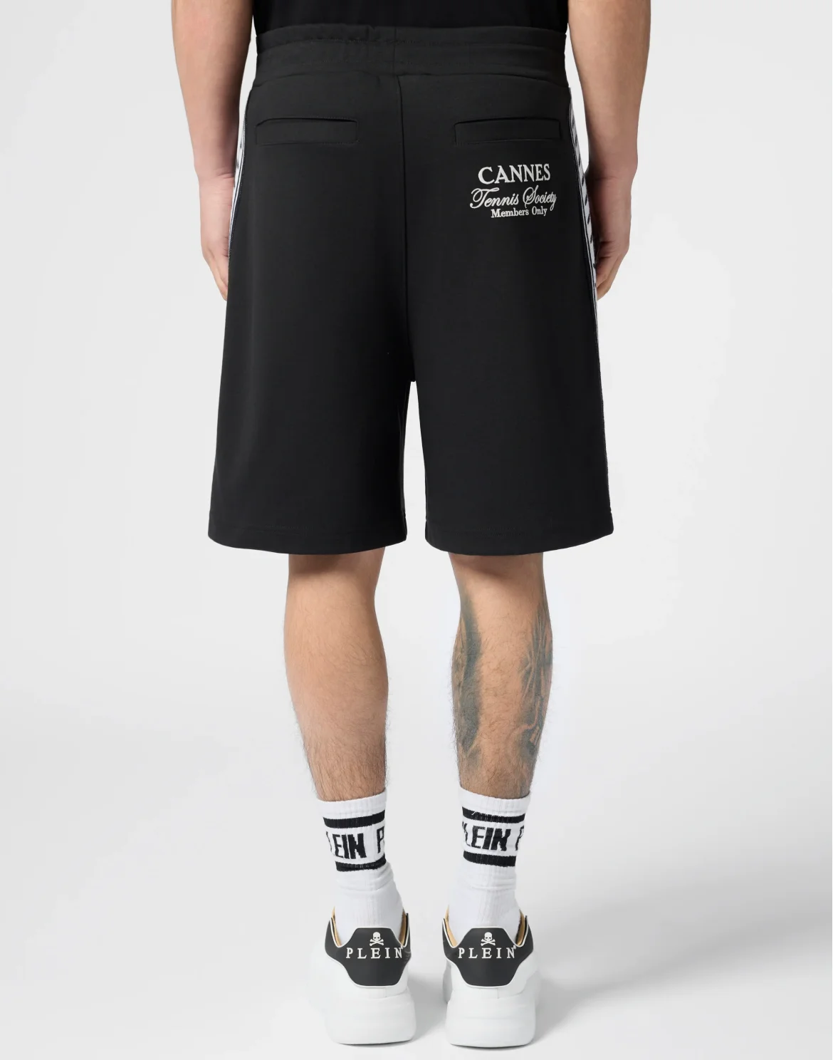 Drawstring Shorts Plein Tennis, цвет: Черный