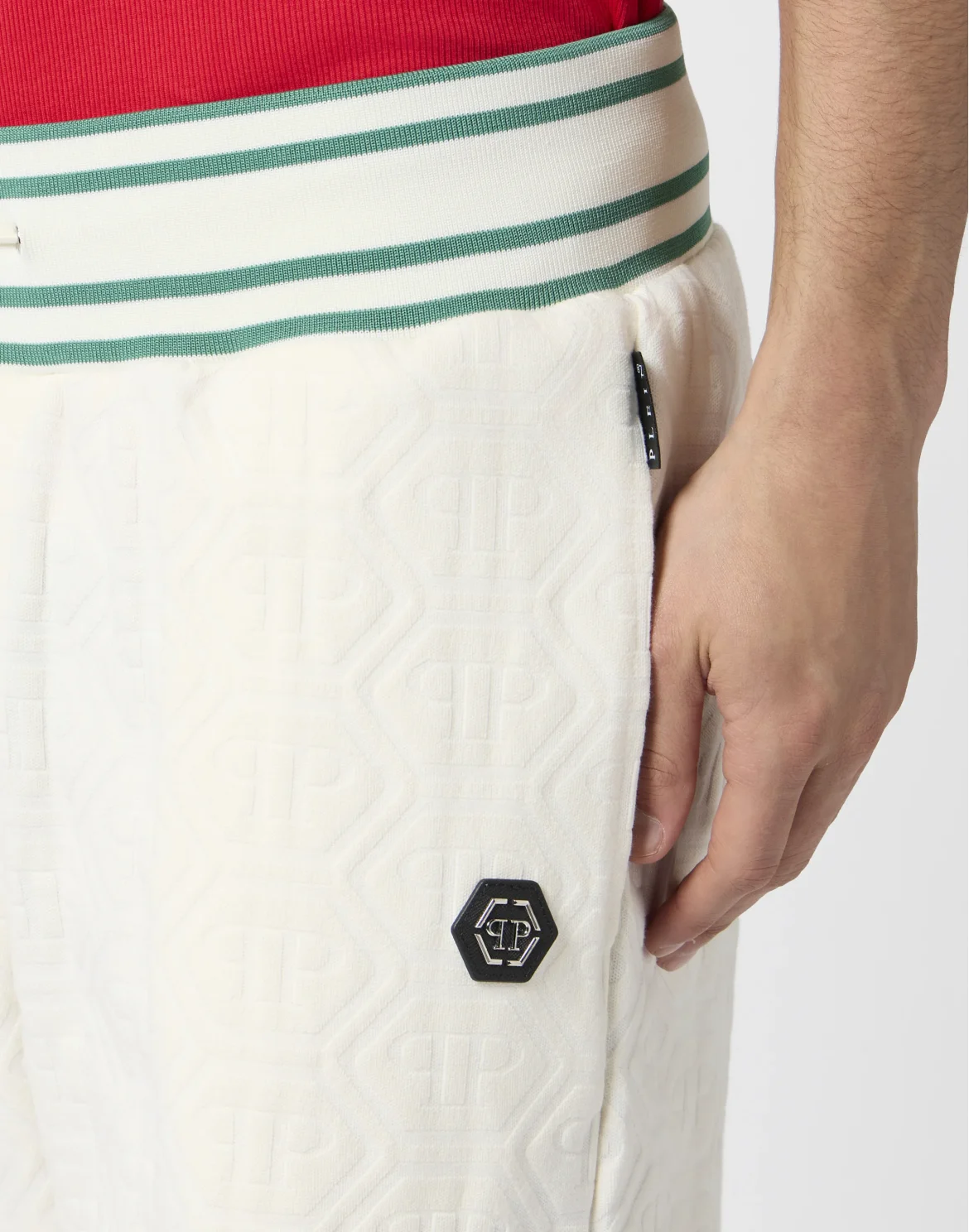 Tracksuit Shorts Jacquard Monogram, цвет: Бежевый