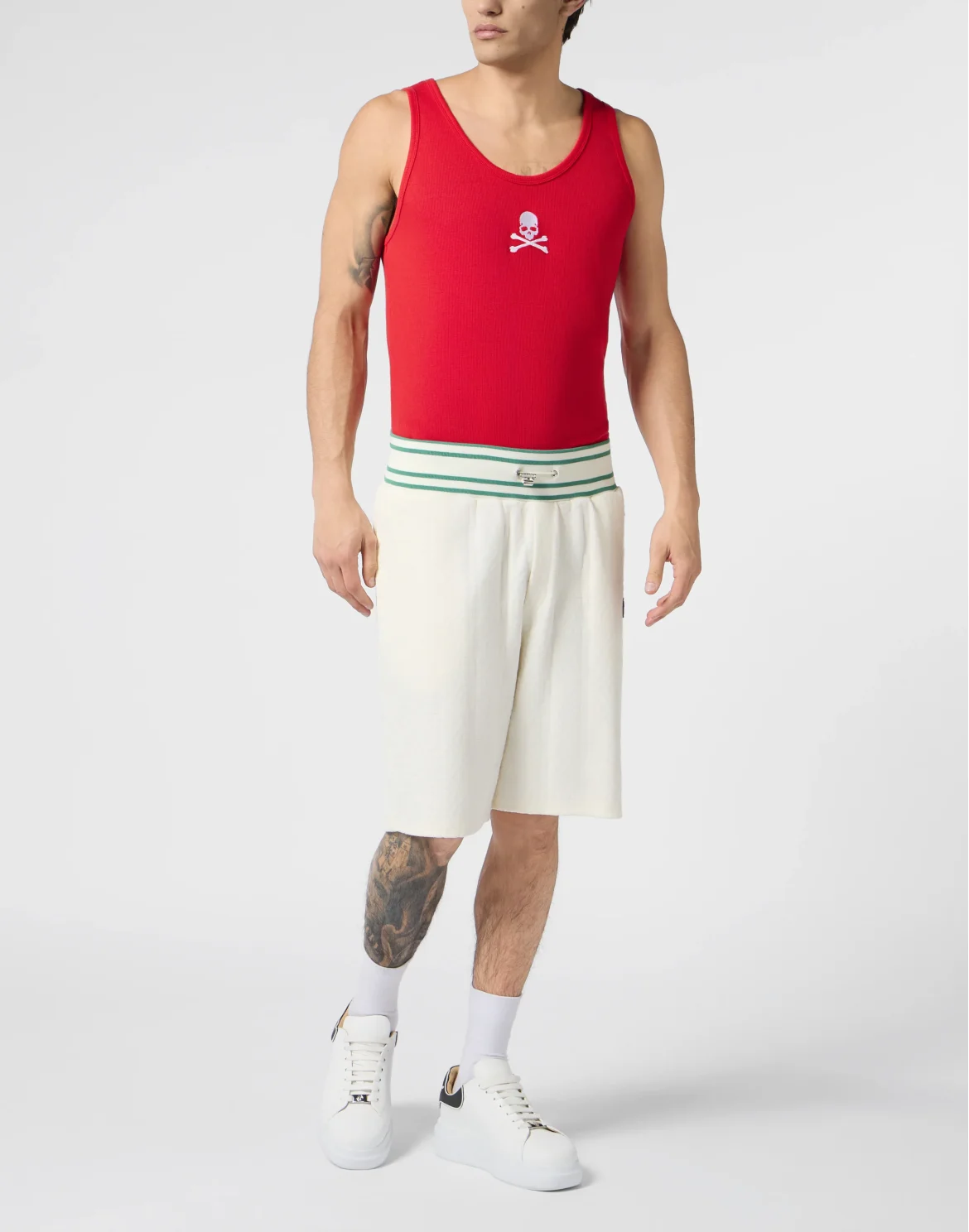 Tracksuit Shorts Jacquard Monogram, цвет: Бежевый