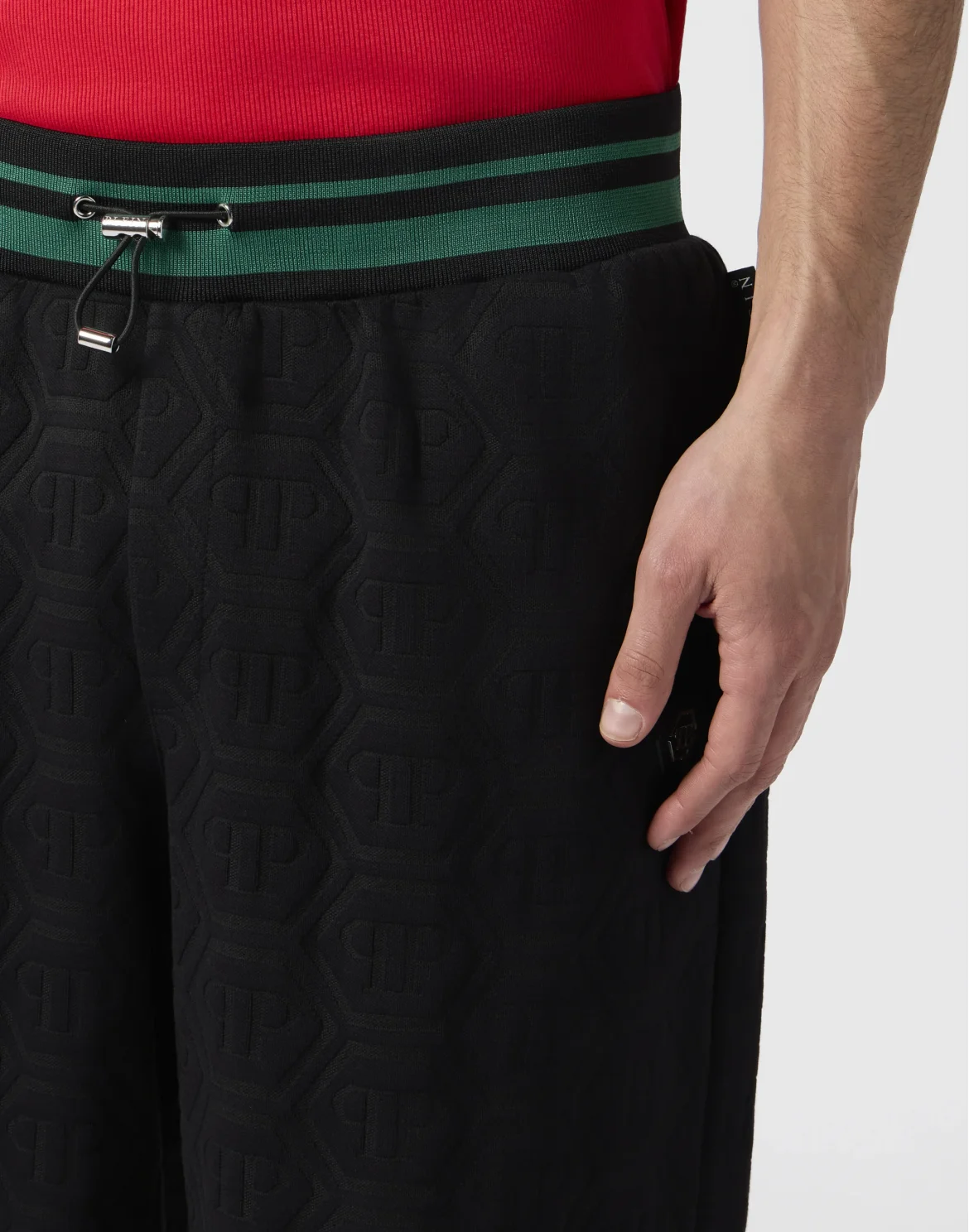 Tracksuit Shorts Jacquard Monogram, цвет: Черный