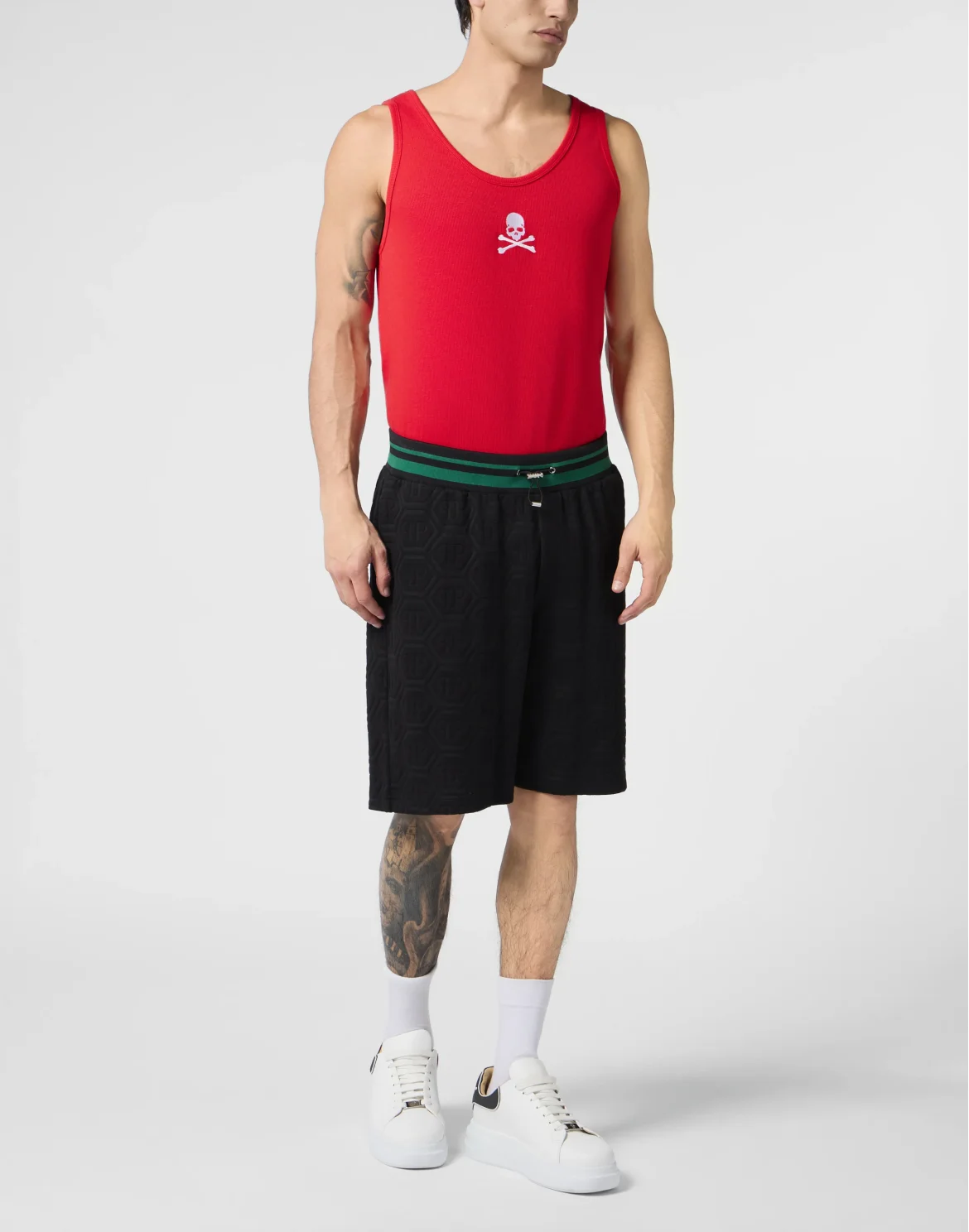 Tracksuit Shorts Jacquard Monogram, цвет: Черный