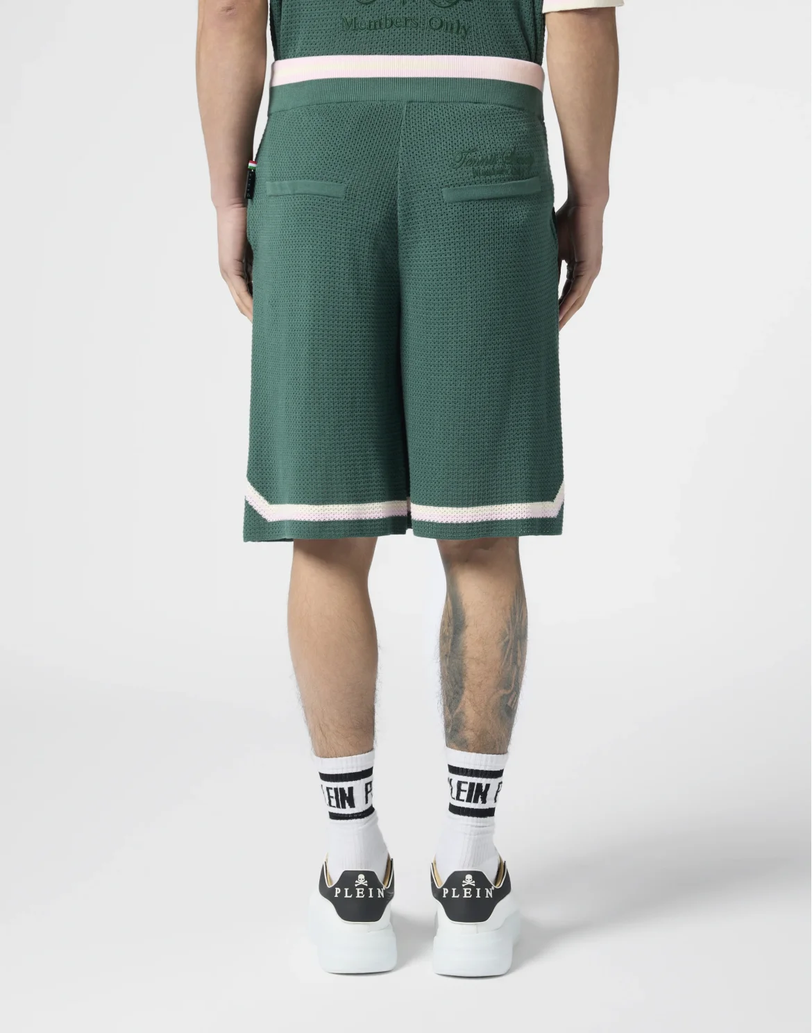 Knitted Shorts Plein Tennis, цвет: Зеленый