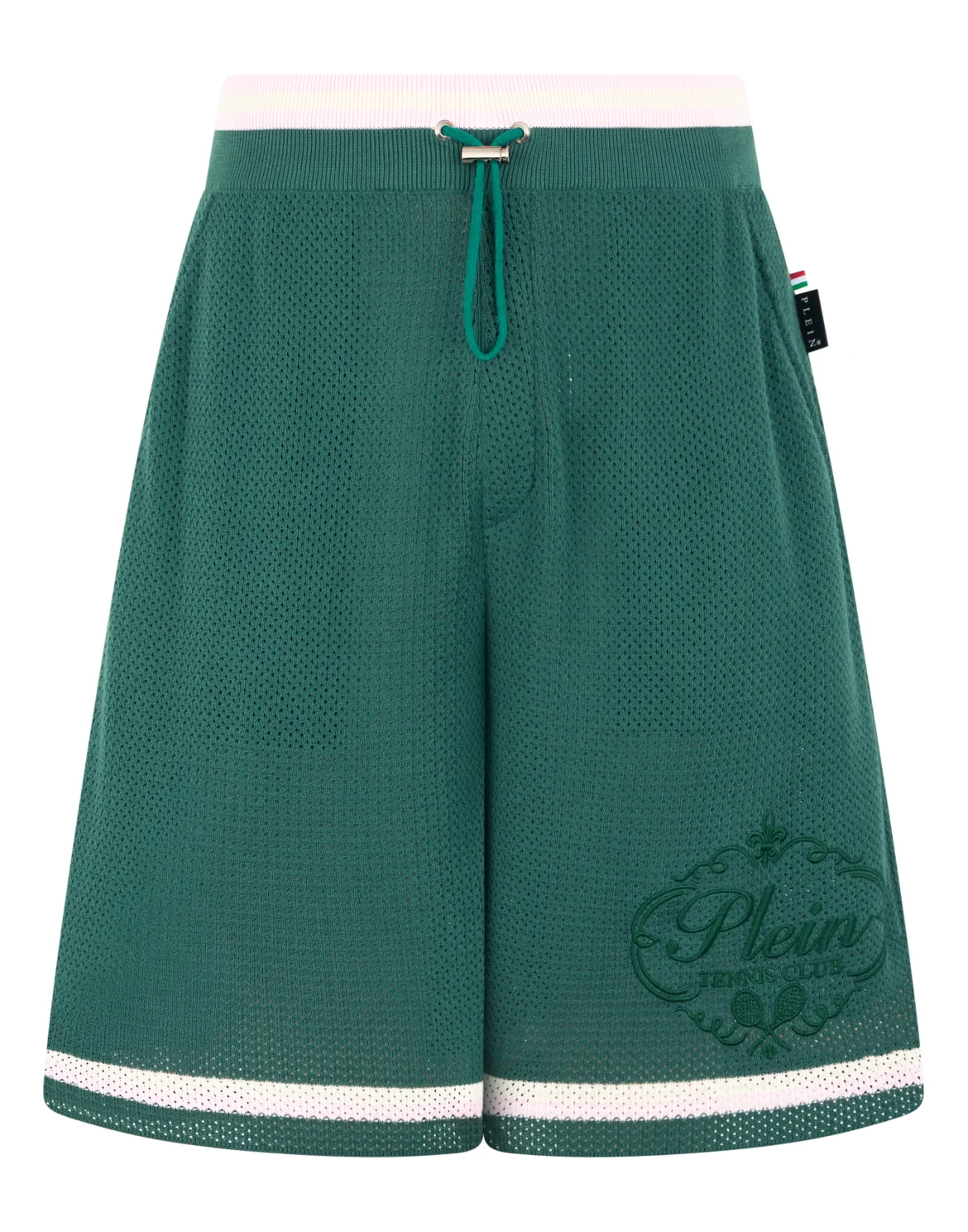 Knitted Shorts Plein Tennis, цвет: Зеленый