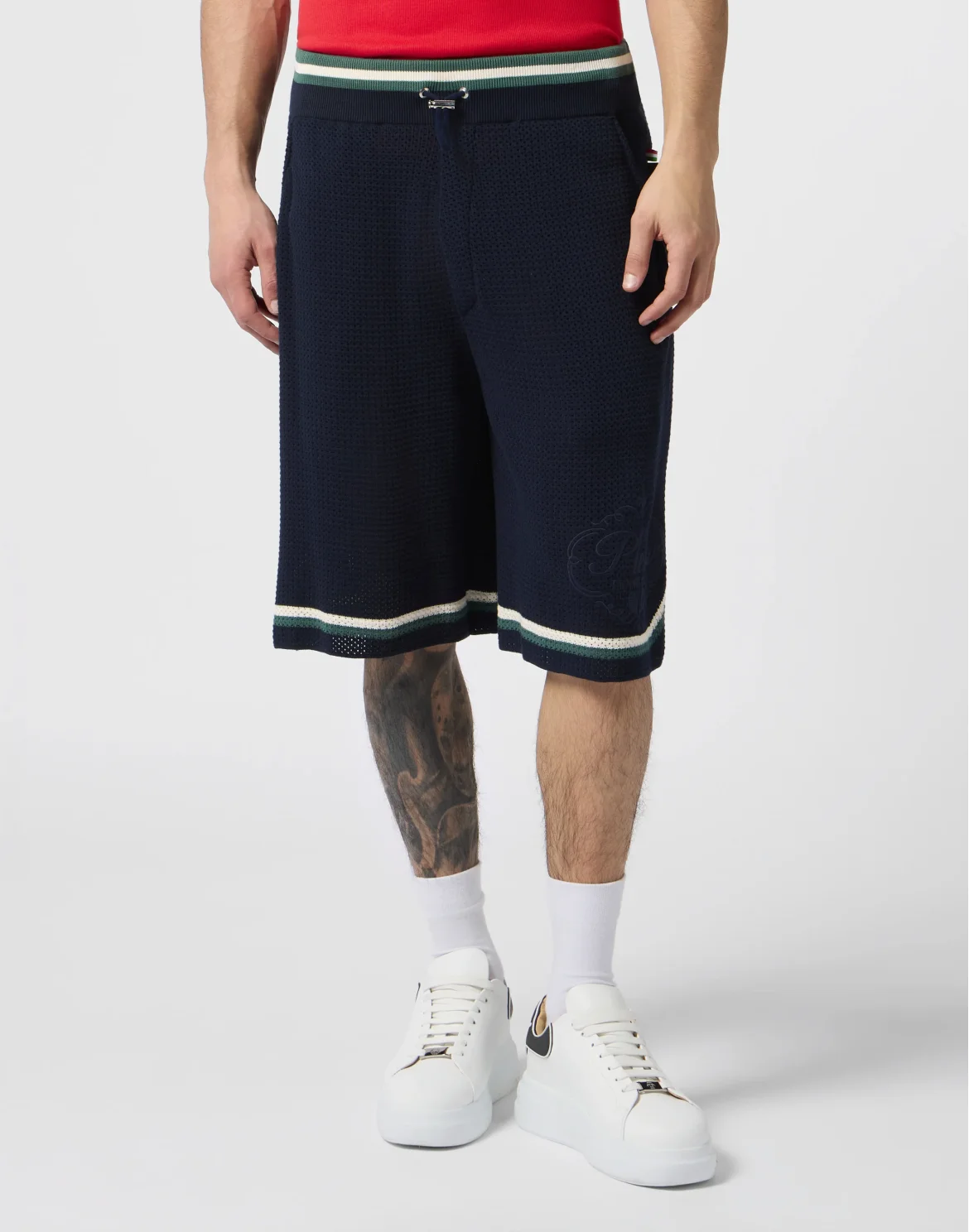 Knitted Shorts Plein Tennis, цвет: Синий