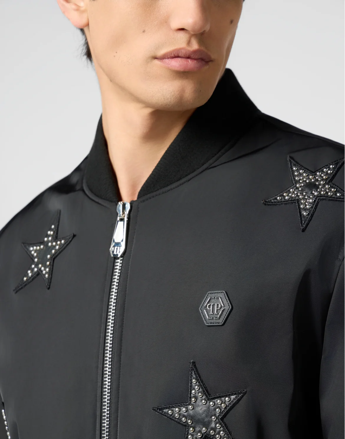 Bomber Jacket Stars, цвет: Черный