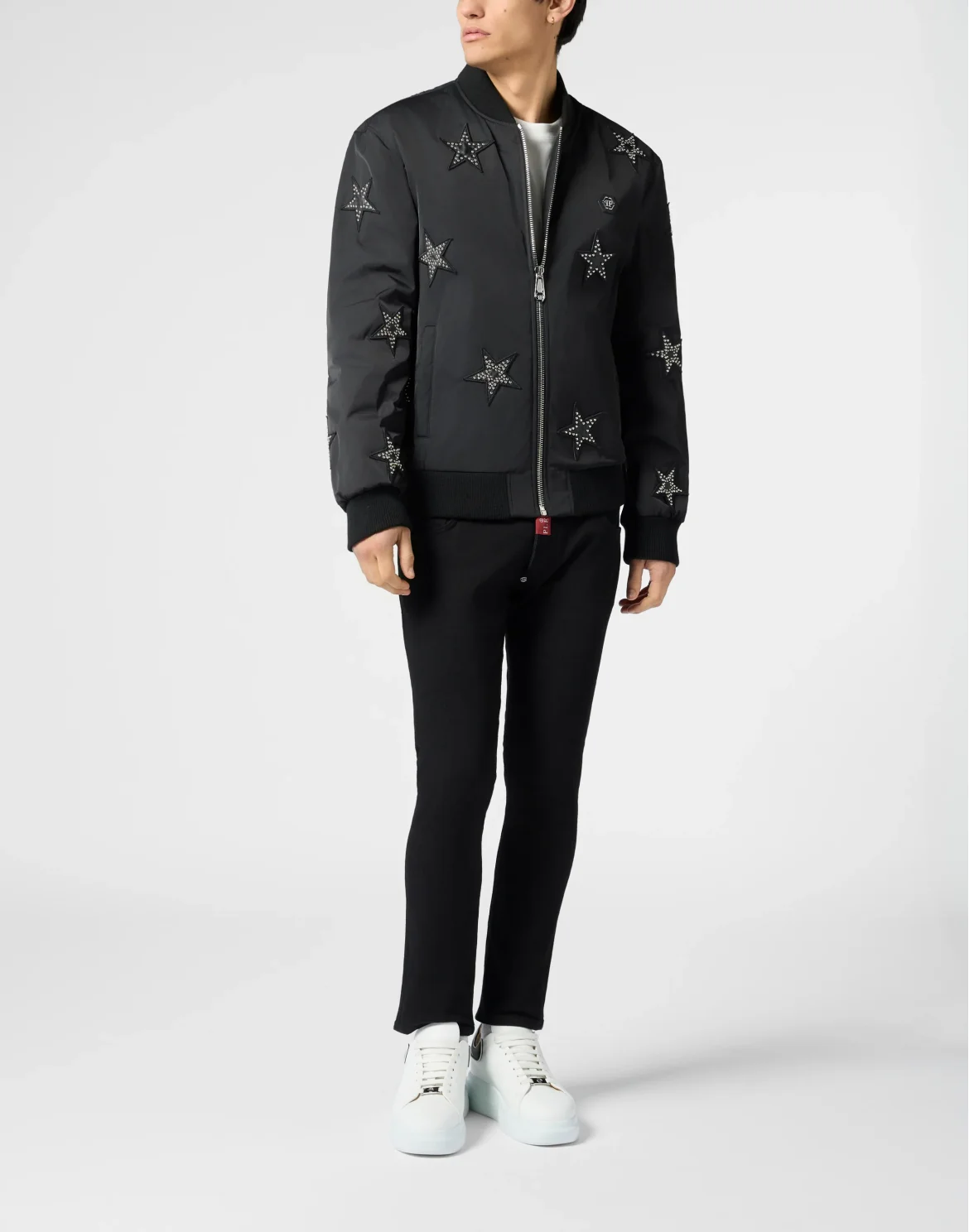Bomber Jacket Stars, цвет: Черный