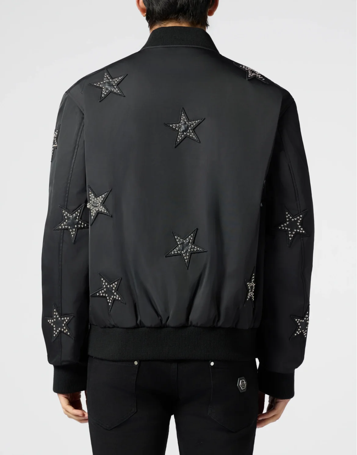Bomber Jacket Stars, цвет: Черный