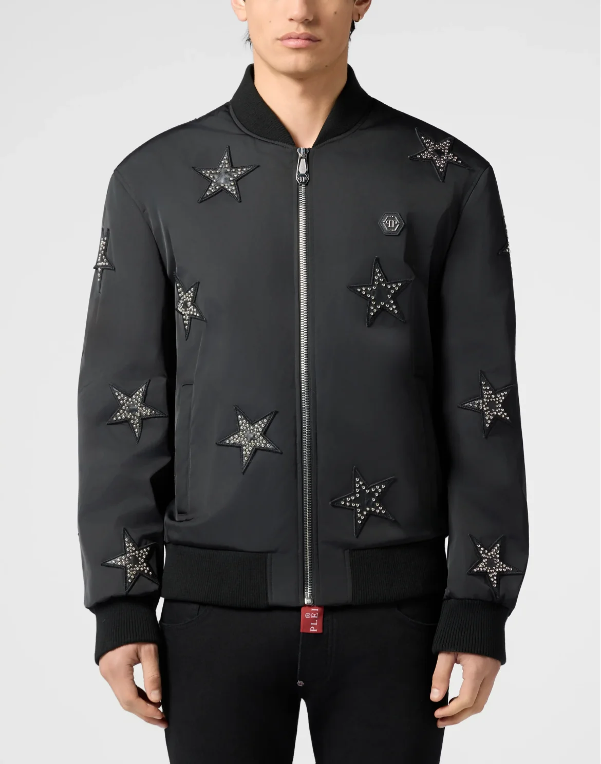 Bomber Jacket Stars, цвет: Черный